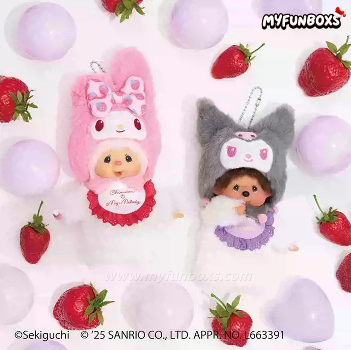 SANRI0 × MONCHHICHI Series Plush Doll