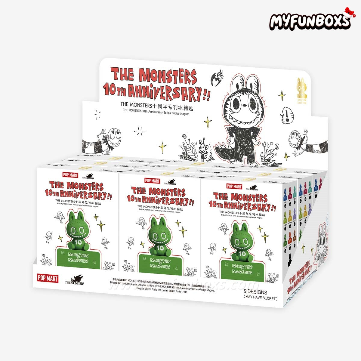 THE MONSTERS 10th Anniversary Series-Fridge Magnet