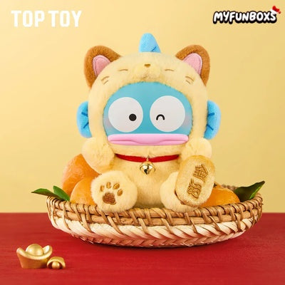 Sanrio Characters Lucky Cat Series Plush Keychain Blind Box