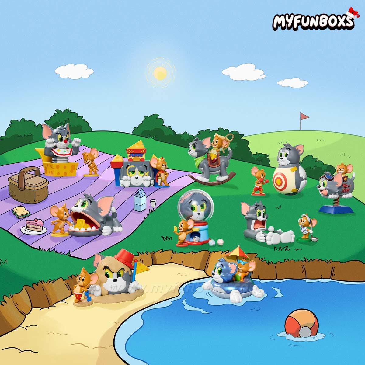 Tom and Jerry: Funfair Series Figures(Pre-Order)