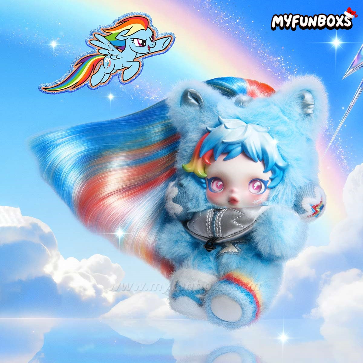 SKULLPANDA × My Little Pony Series Plush Blind Box (PRE-ORDER)