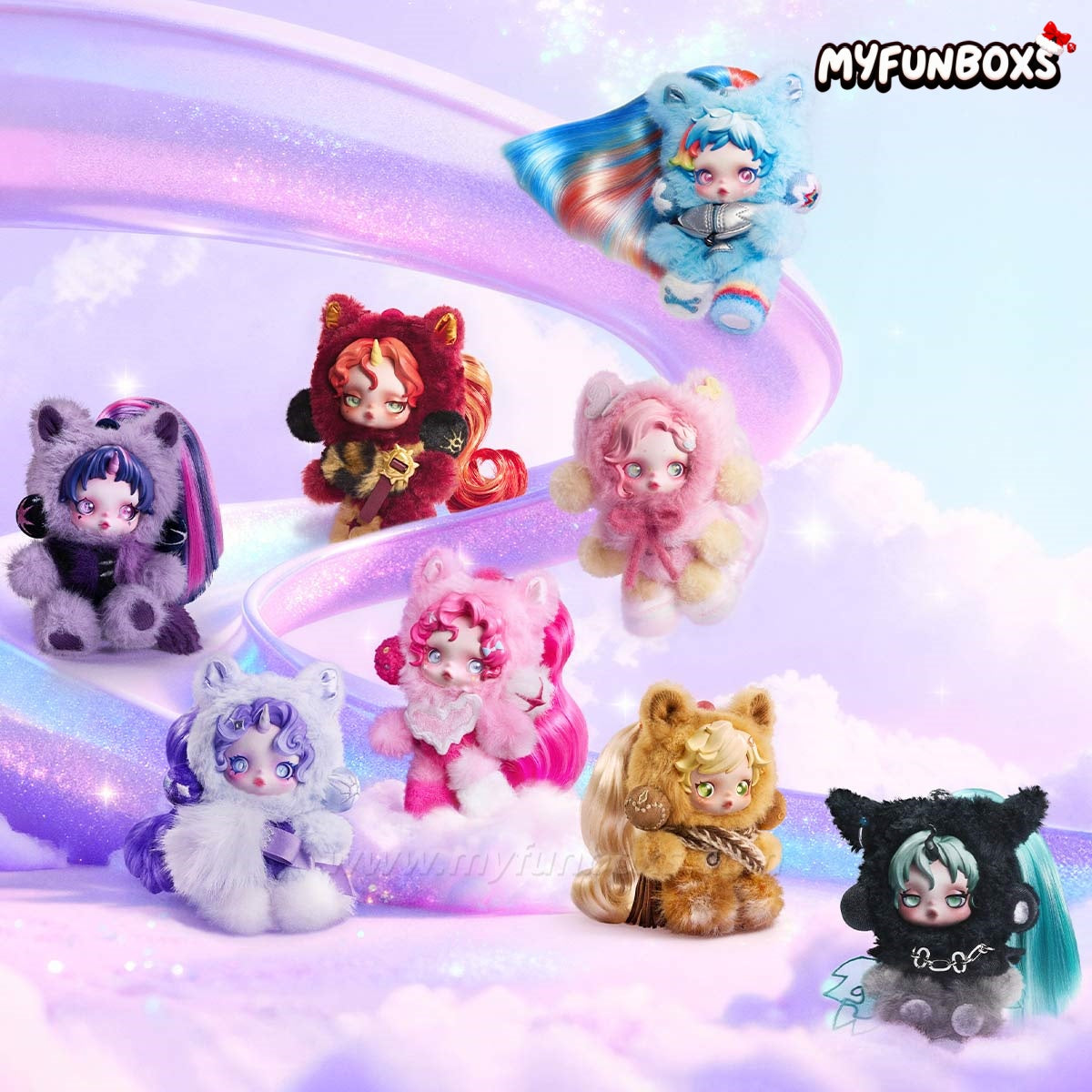 新品未使用SKULLPANDA My Littie PonyBOX SKULLPANDA × My Little Pony Series Plush Blind Box – Myfunboxs