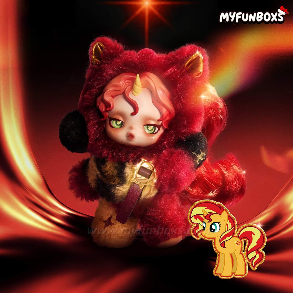 SKULLPANDA × My Little Pony Series Plush Blind Box – Myfunboxs