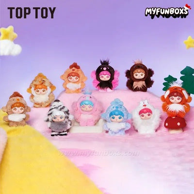 Mochi Little Monster Series Plush Keychain Blind Box