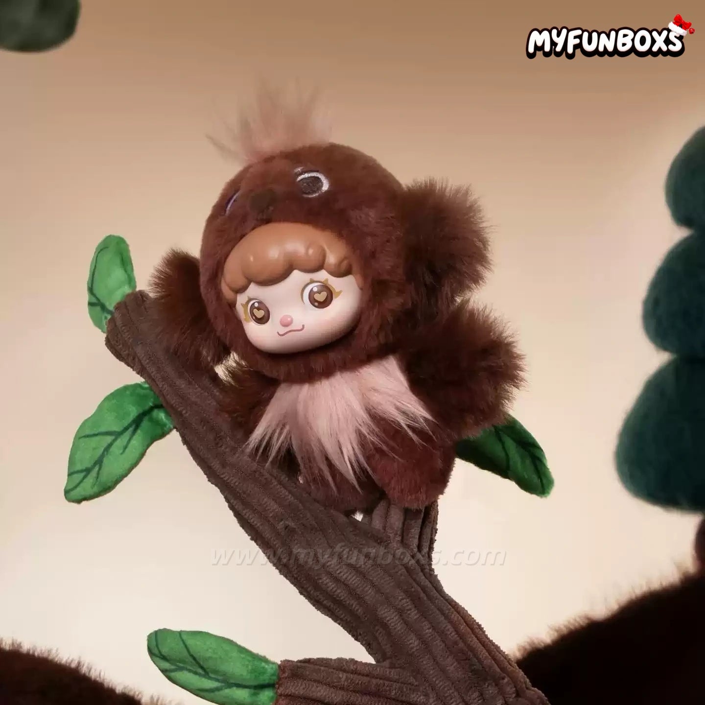 Mochi Little Monster Series Plush Keychain Blind Box