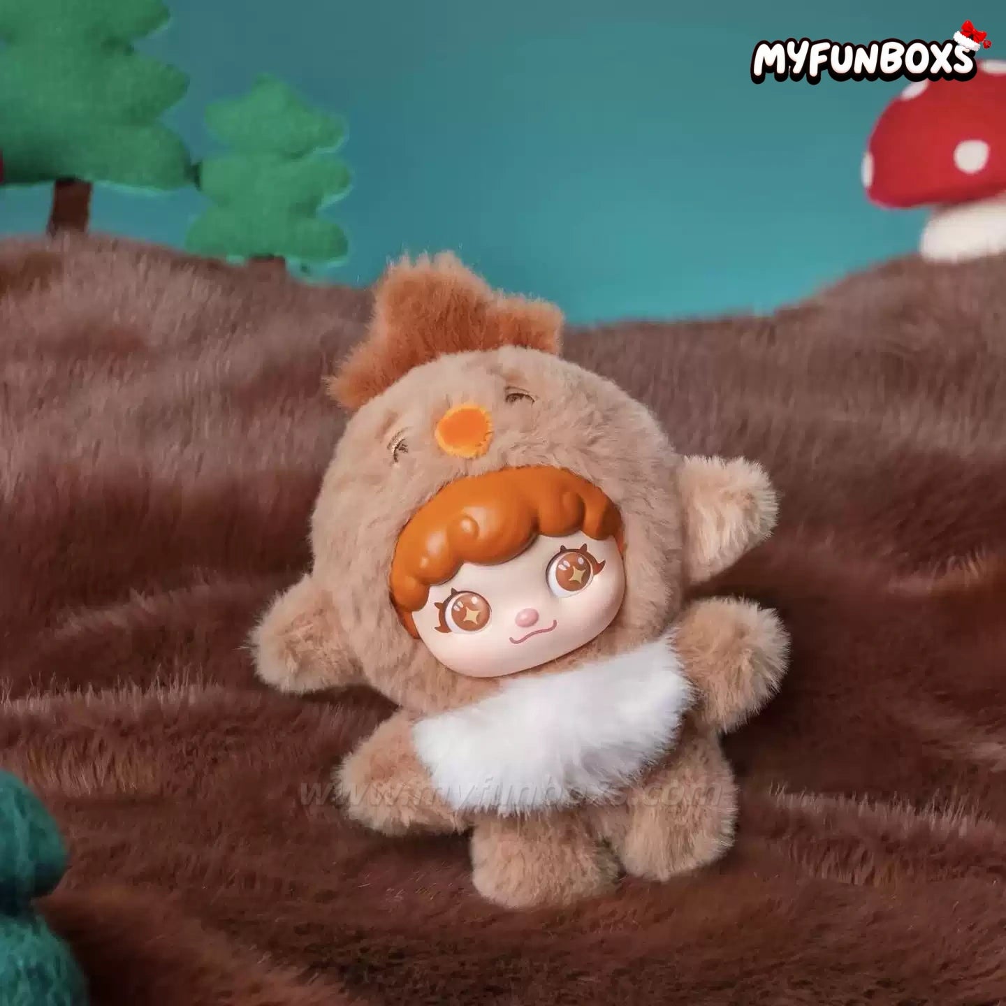 Mochi Little Monster Series Plush Keychain Blind Box