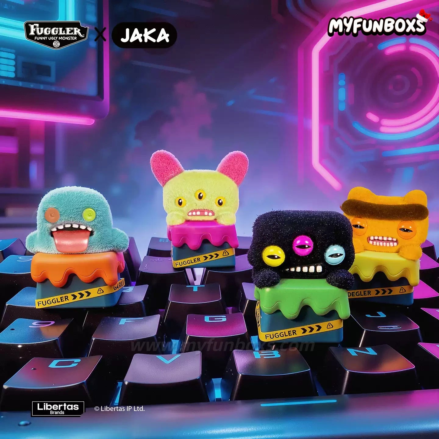 Fuggler ESC Key Stress Relief Keychain Blind Box Series