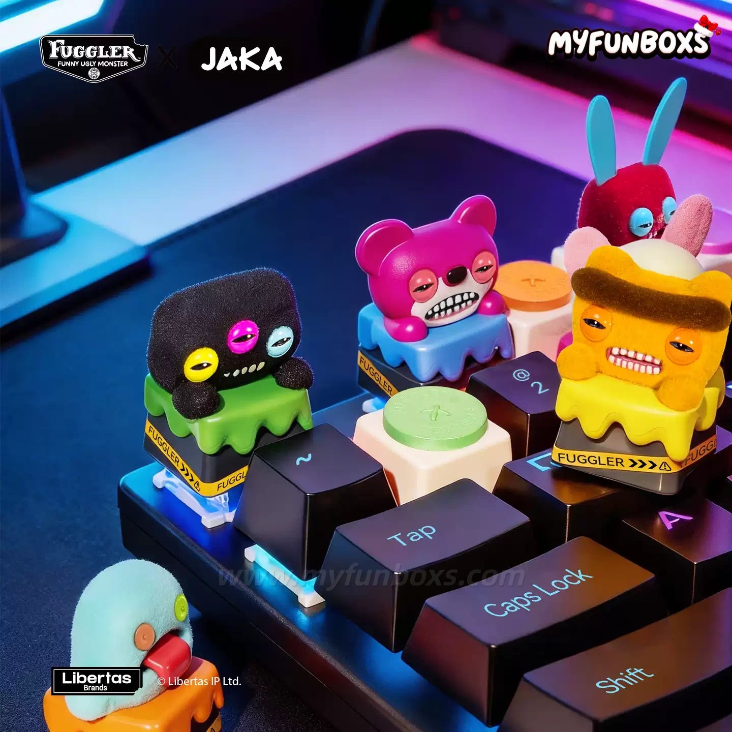 Fuggler ESC Key Stress Relief Keychain Blind Box Series