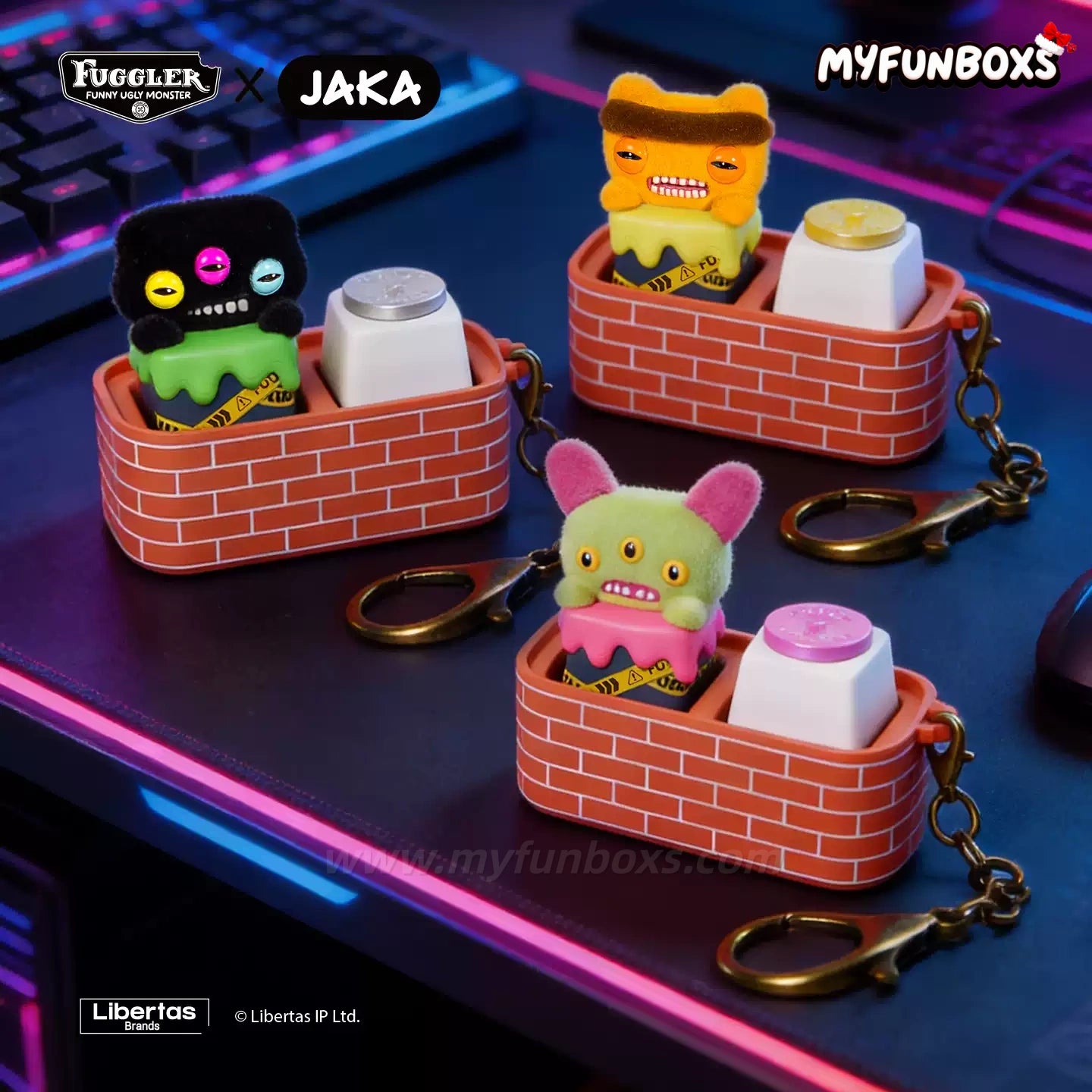 Fuggler ESC Key Stress Relief Keychain Blind Box Series