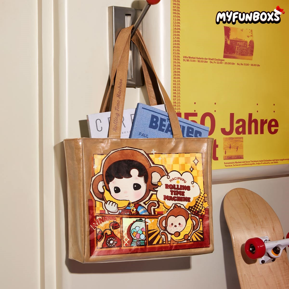 HACIPUPU Rolling Time Machine Series-Tote Bag