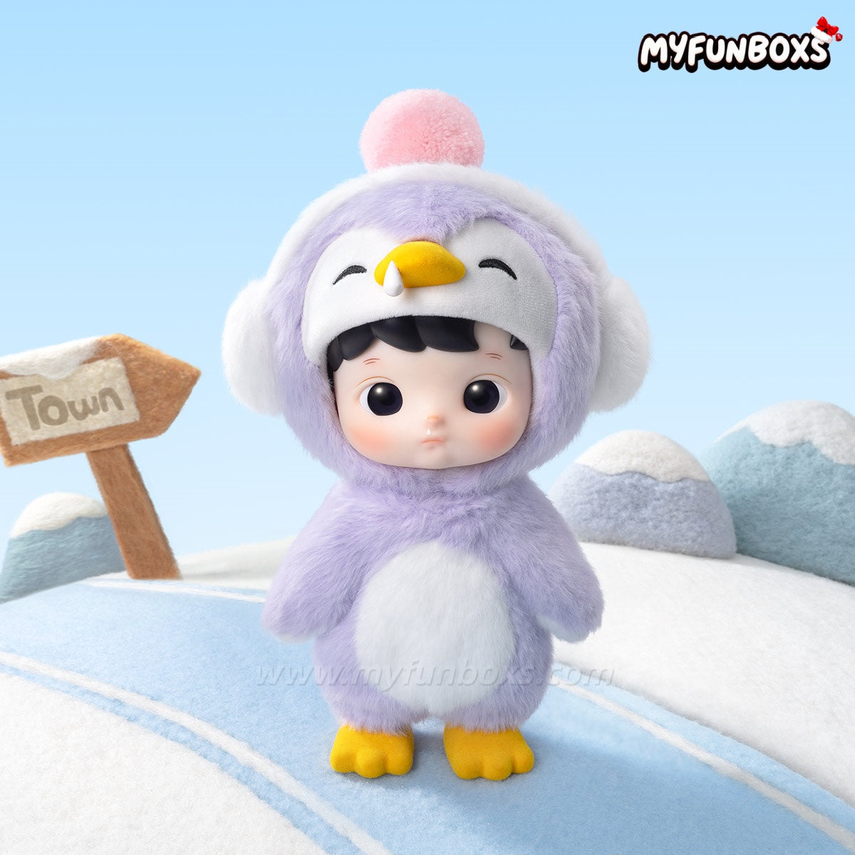 POP MART HACIPUPU Penguin 1/8 Action Figure