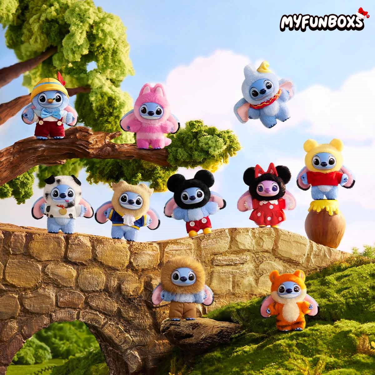 POP MART Stitch Adventure Series Vinyl Plush Pendant Blind Box