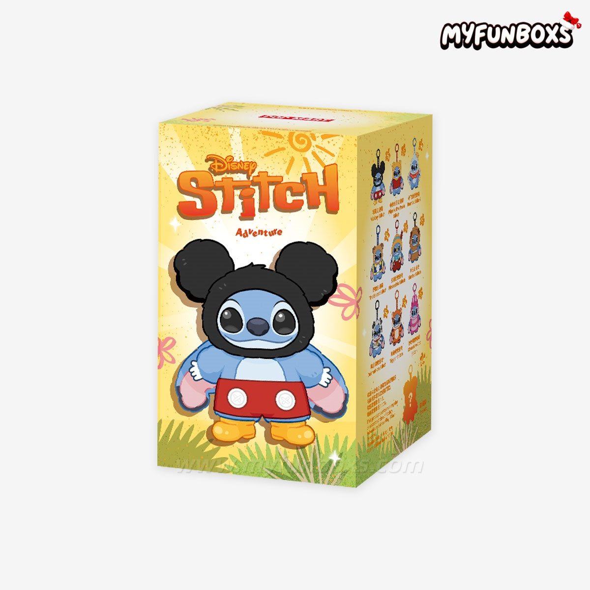 未開封 POP MART ディズニー スティッチ アニマルシリーズ 1BOX POP MART Stitch Adventure Series Vinyl Plush Pendant Blind Box