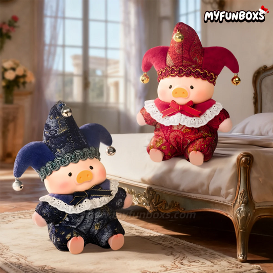 LuLu The Piggy Triangel PVC Face Plush Keychain Blind Box