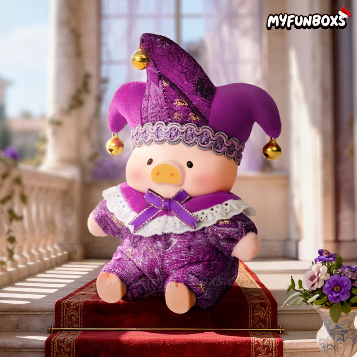 LuLu The Piggy Triangel PVC Face Plush Keychain Blind Box