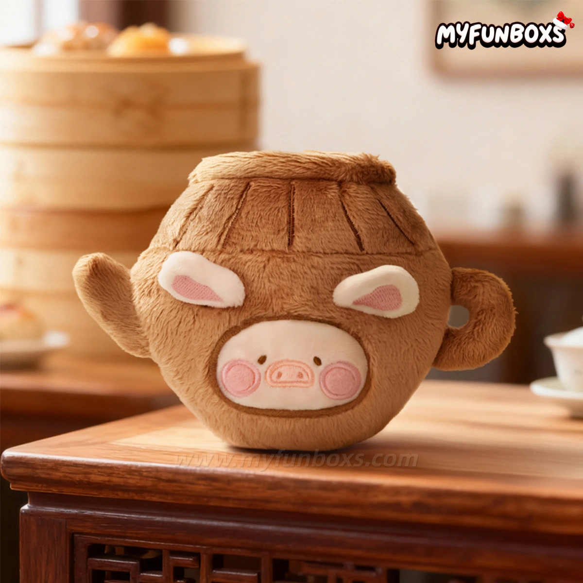 LuLu The Piggy Lu's Table - Food Hunter Series Plush Keychain Blind Box