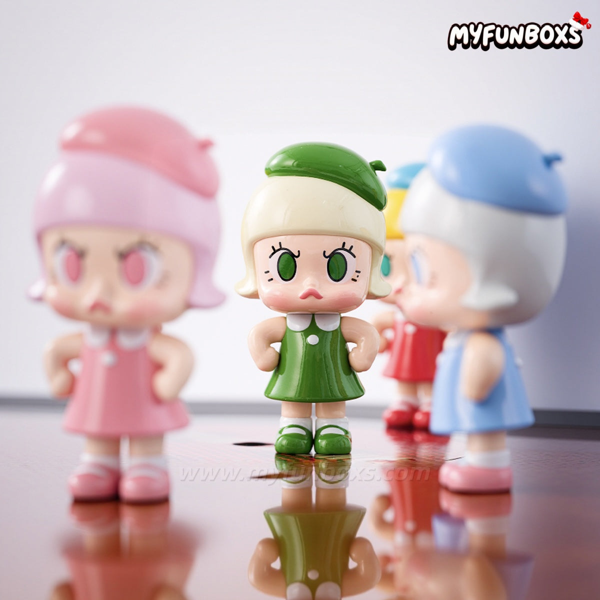 POP MART Angry Molly Long Play 9 Series Mini Figure Set