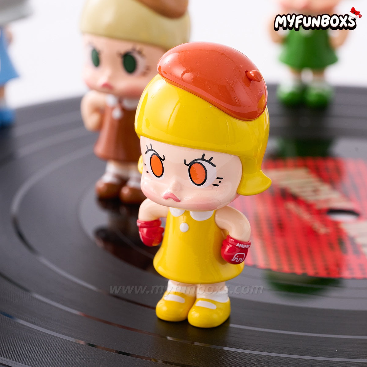 POP MART Angry Molly Long Play 9 Series Mini Figure Set