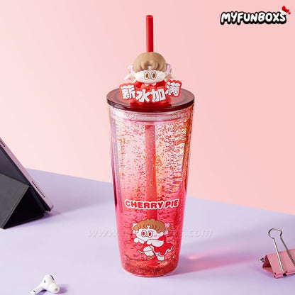 POP MART Standard Love Dance Daily WorkSeries Straw Cup