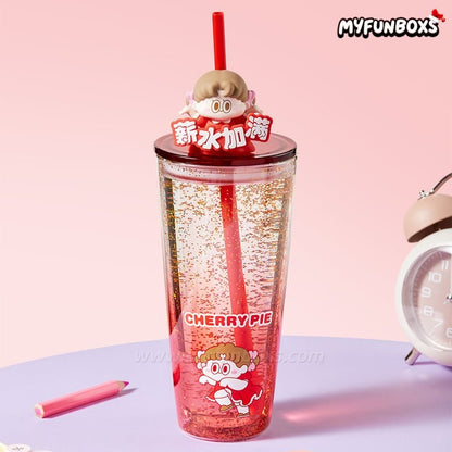 POP MART Standard Love Dance Daily WorkSeries Straw Cup