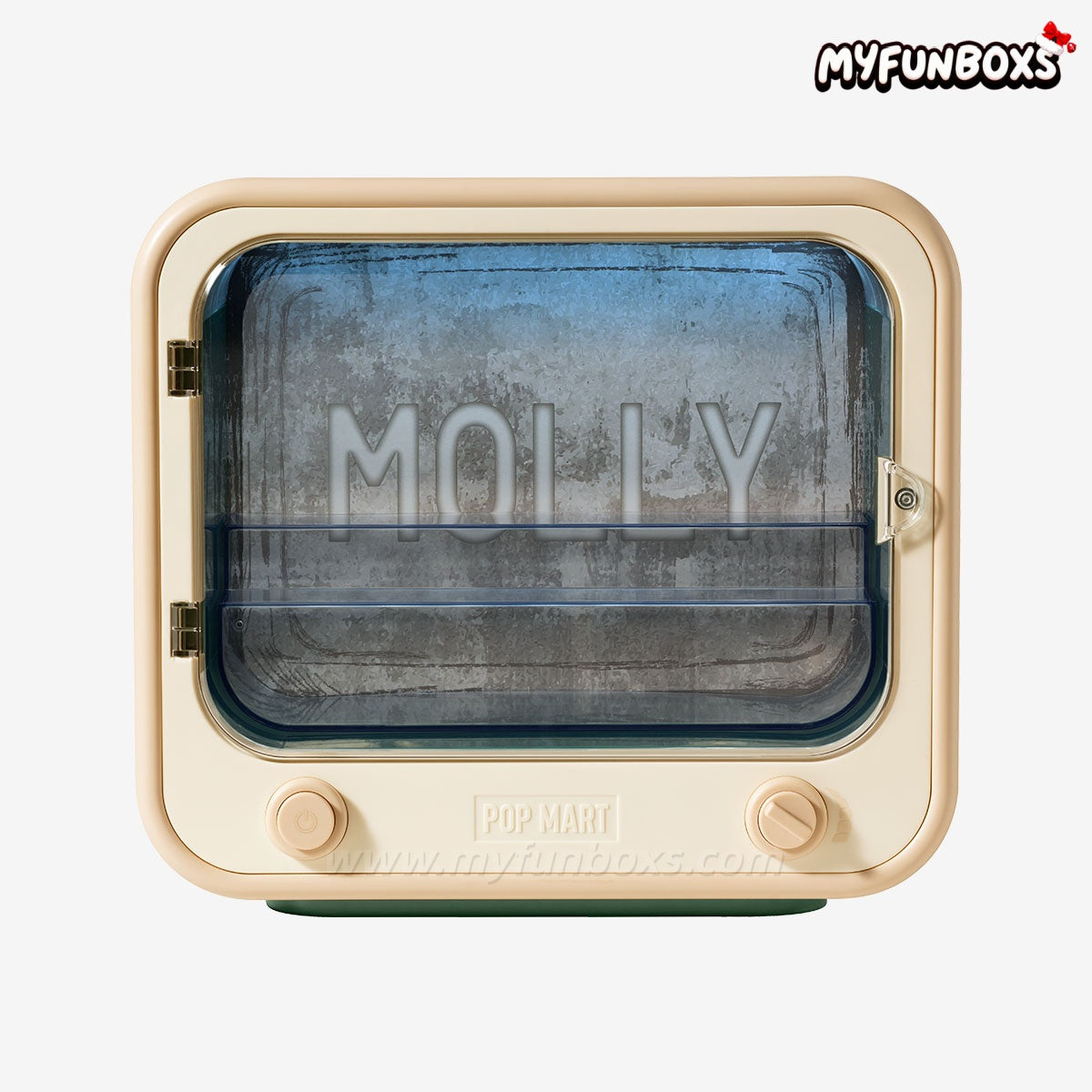 MOLLY Anniversary Statues Classical Retro Series-TV Set Luminous DisplayContai
