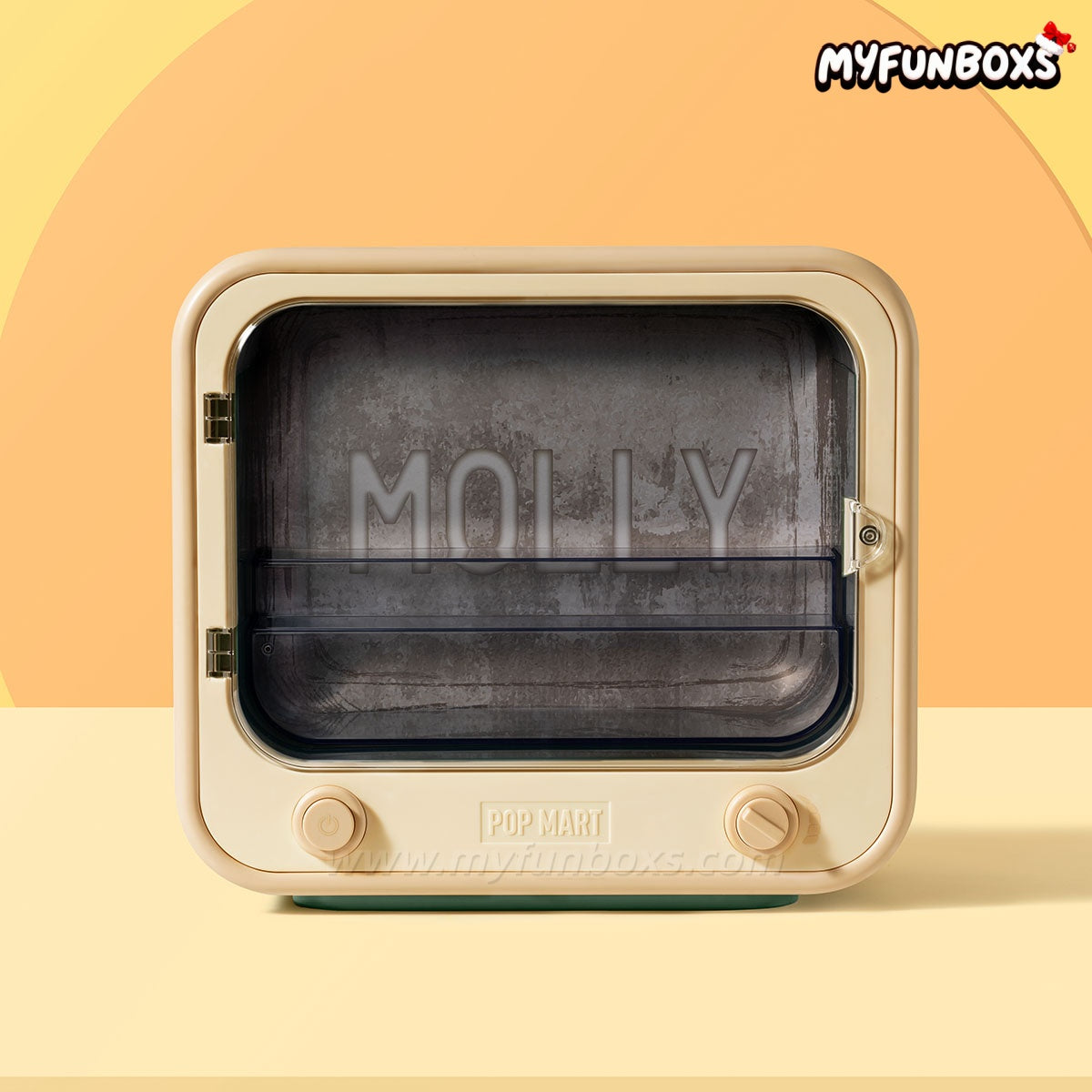 MOLLY Anniversary Statues Classical Retro Series-TV Set Luminous DisplayContai