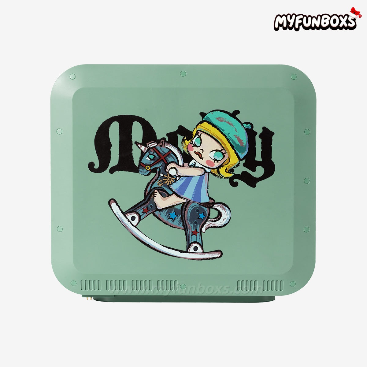 MOLLY Anniversary Statues Classical Retro Series-TV Set Luminous DisplayContai
