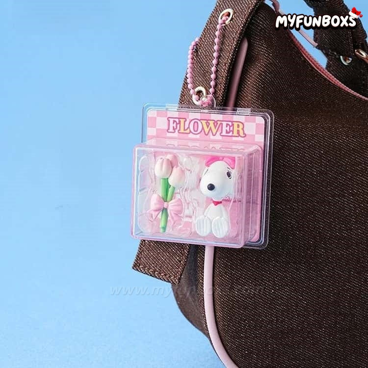 Snoopy PINK ME Series Mini Hanging Card Pendant Blind Box