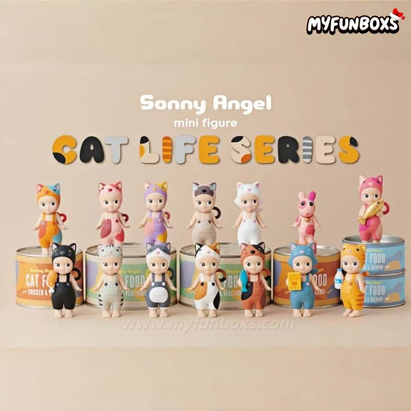 Sonny Angel Cat Life Series Figures, Blind Box