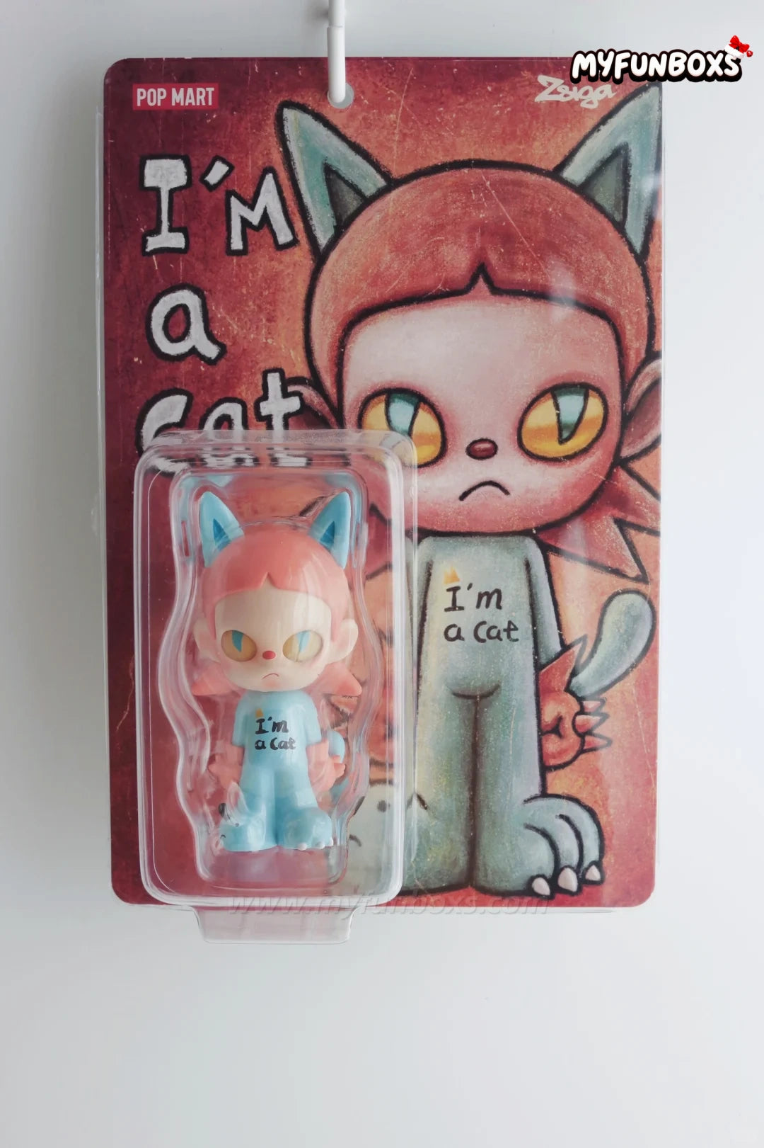 POP MART Zsiga I‘m a Cat Figure Hanging Card