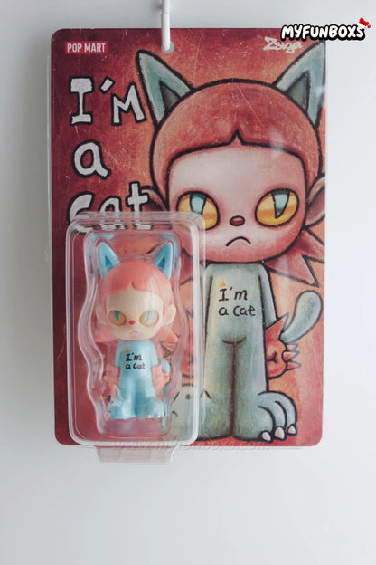 POP MART Zsiga I‘m a Cat Figure Hanging Card
