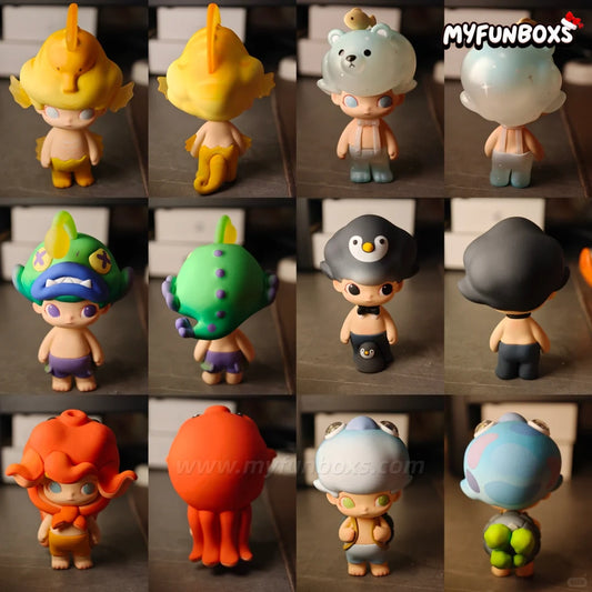 POP MART Dimoo Aquarium Series Figure Blind Box (Whole Set Opened)