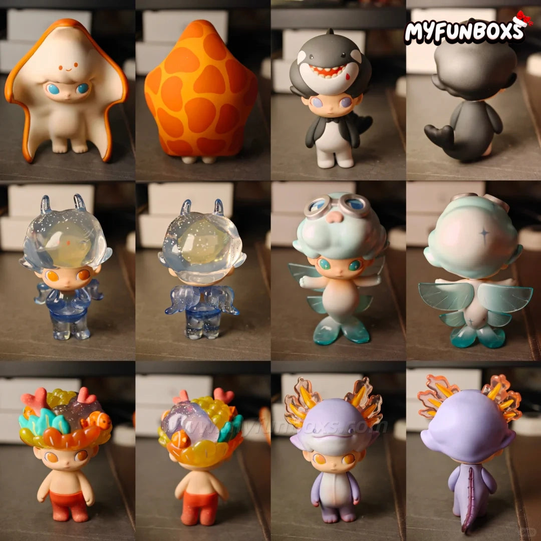 POP MART Dimoo Aquarium Series Figure Blind Box (Whole Set Opened)