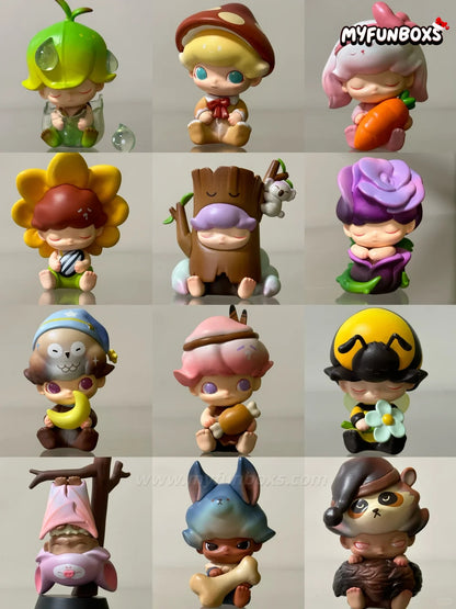 POP MART Dimoo Forest Night Series Figure Blind Box (Whole Set Opened)