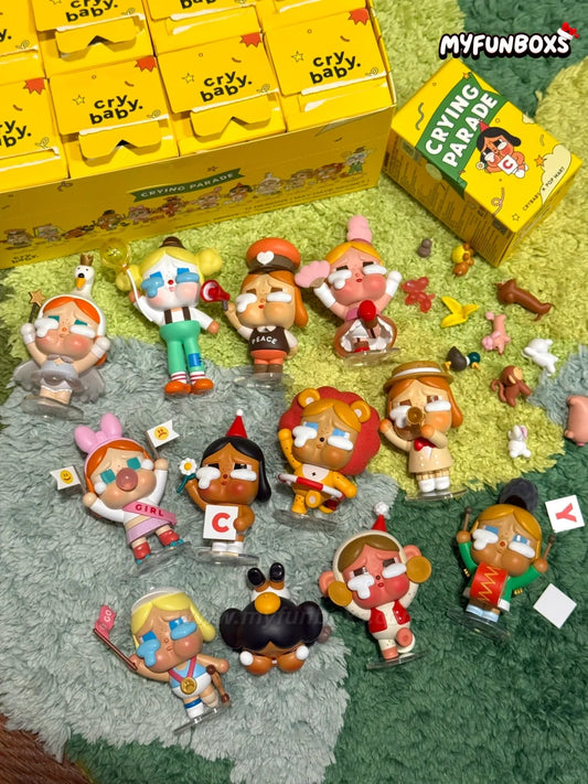POP MART CRYBABY Crying Parade Series Figure Blind Box (Whole Set Opened)