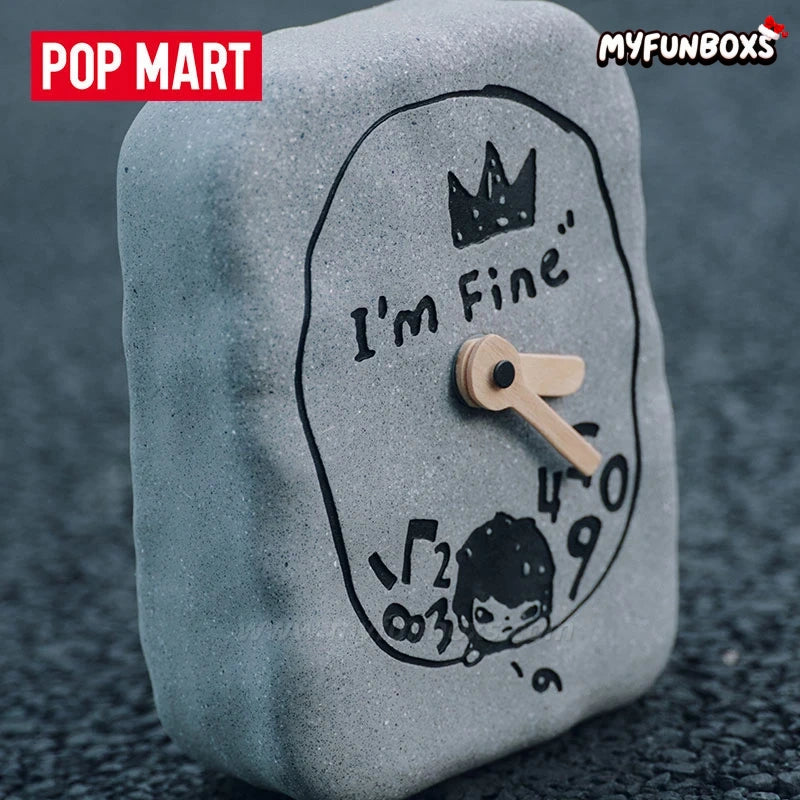 POP MART Hirono Living Wild – I’m Fine Series Cement Clock