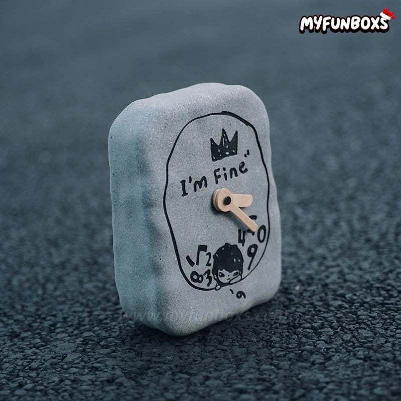 POP MART Hirono Living Wild – I’m Fine Series Cement Clock