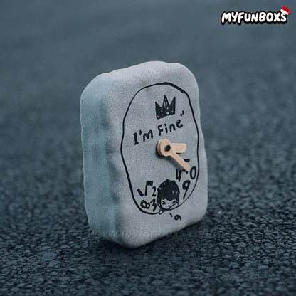 POP MART Hirono Living Wild – I’m Fine Series Cement Clock