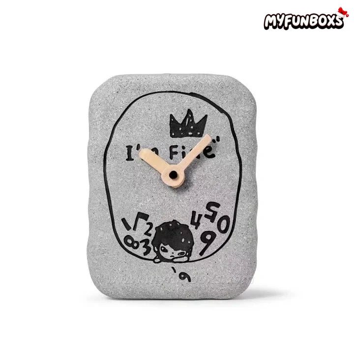 POP MART Hirono Living Wild – I’m Fine Series Cement Clock