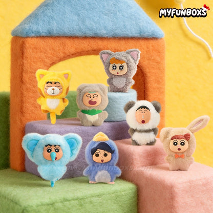 Crayon Shinchan Kasukabe Party Series Plush Pendant Blind Box