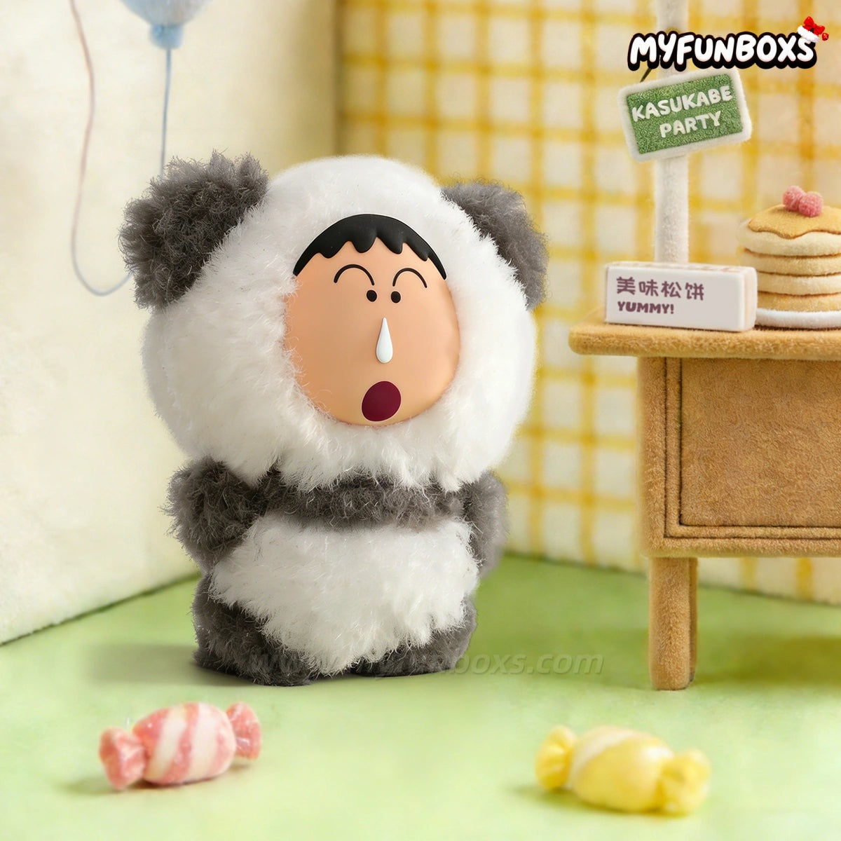 Crayon Shinchan Kasukabe Party Series Plush Pendant Blind Box