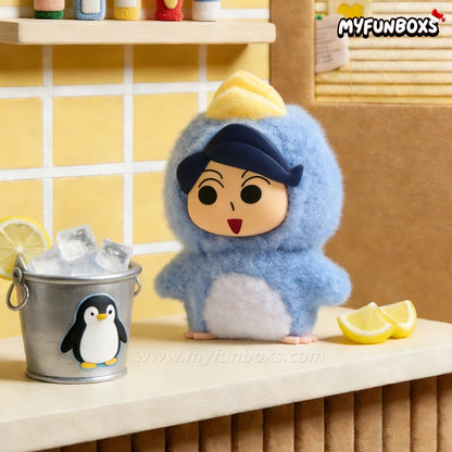 Crayon Shinchan Kasukabe Party Series Plush Pendant Blind Box
