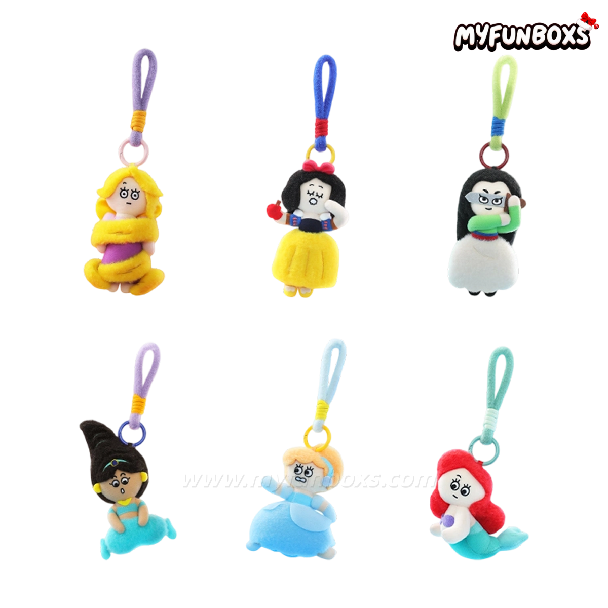 DSN Princesses On The Run Plush Keychain Blind Box