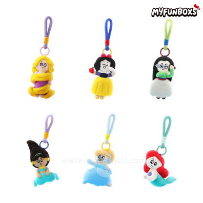 DSN Princesses On The Run Plush Keychain Blind Box