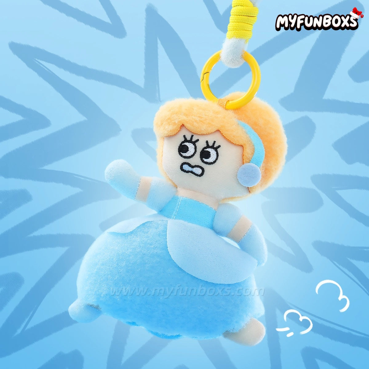 DSN Princesses On The Run Plush Keychain Blind Box