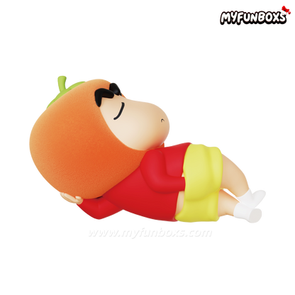 Crayon Shinchan Munch On Fruit Series Figure Blind Box