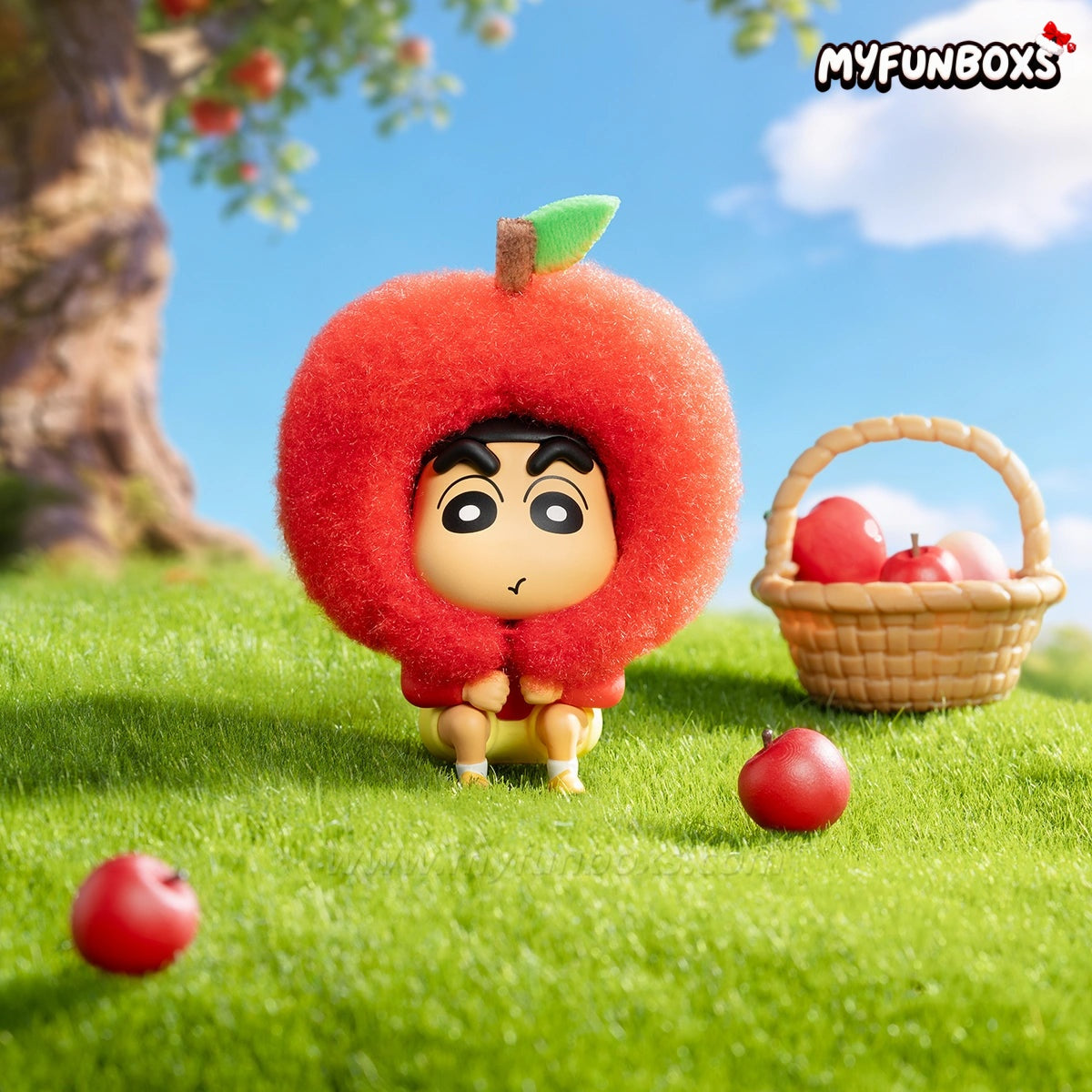 Crayon Shinchan Munch On Fruit Series Figure Blind Box