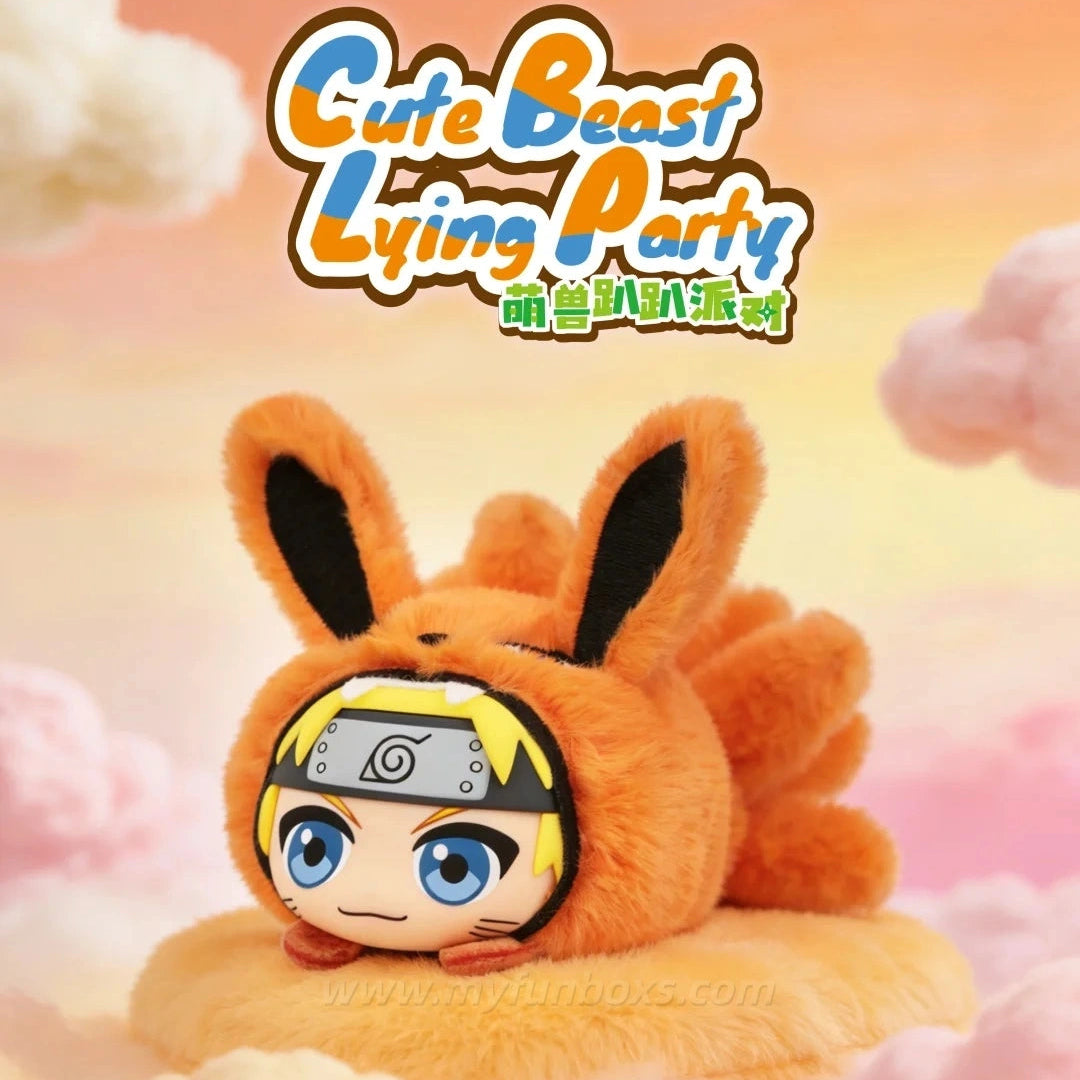 NARUTO Cute Beast Lying Party Series Plush Pendant Blind Box