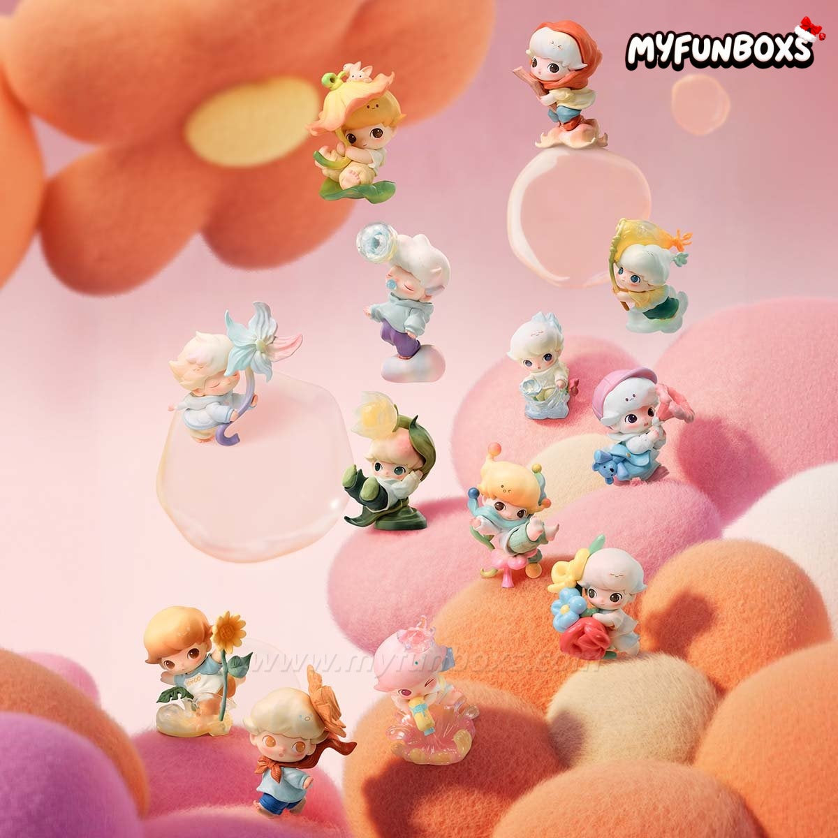 POP MART DIMOO Moments in Bloom Series Figures Blind Box