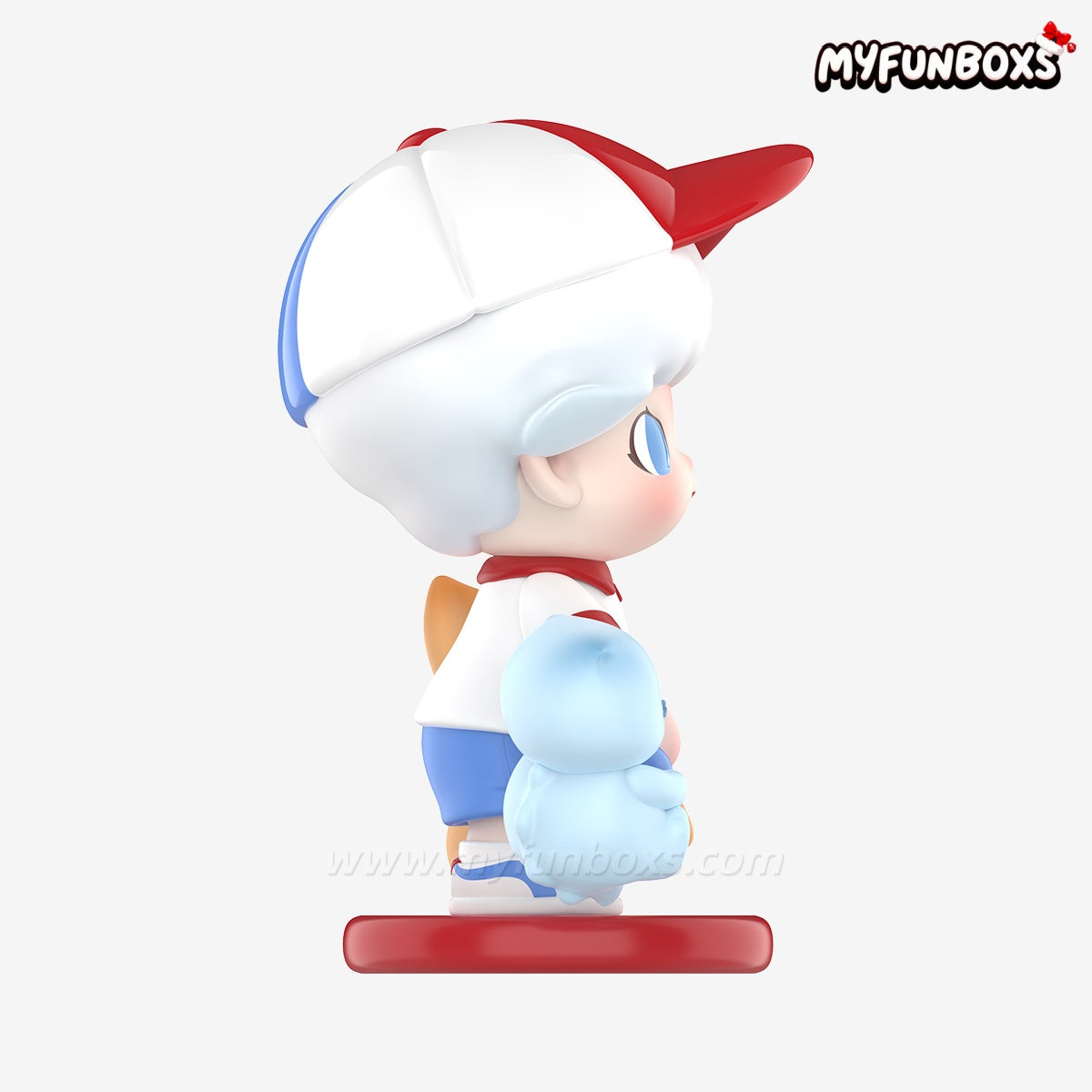 DIMOO I Can Make It Figurine-Blue Ver.Hanging Card